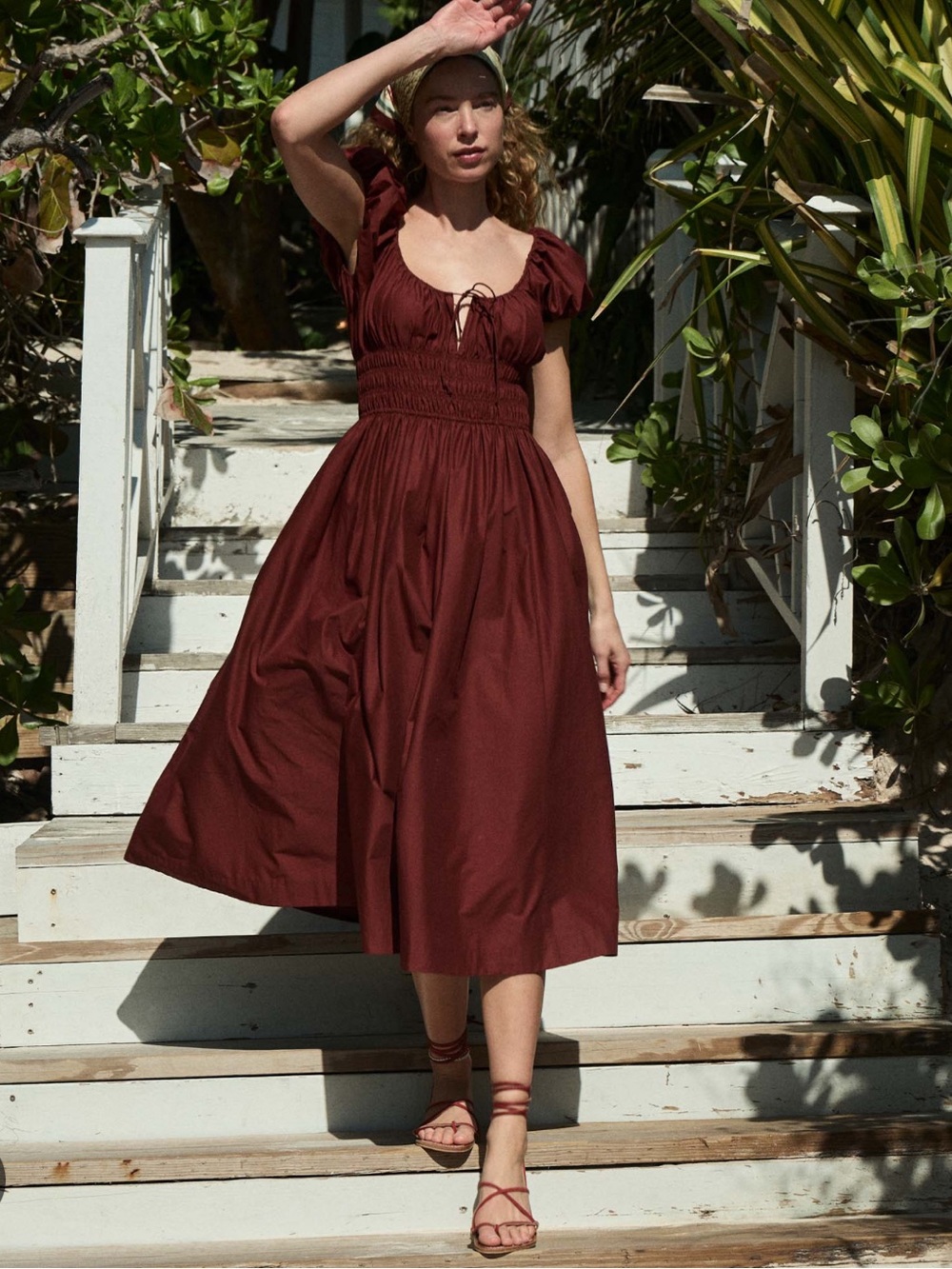 Doen Quinn Midi Dress in Amberwood 🍁